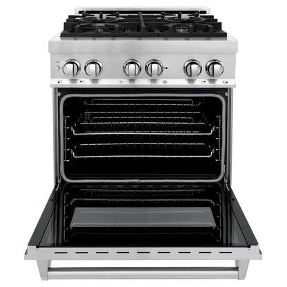 ZLINE 30" Bundled Stainless DualRange RangeHood Dishwasher 3KP-RAOTRH30-DW