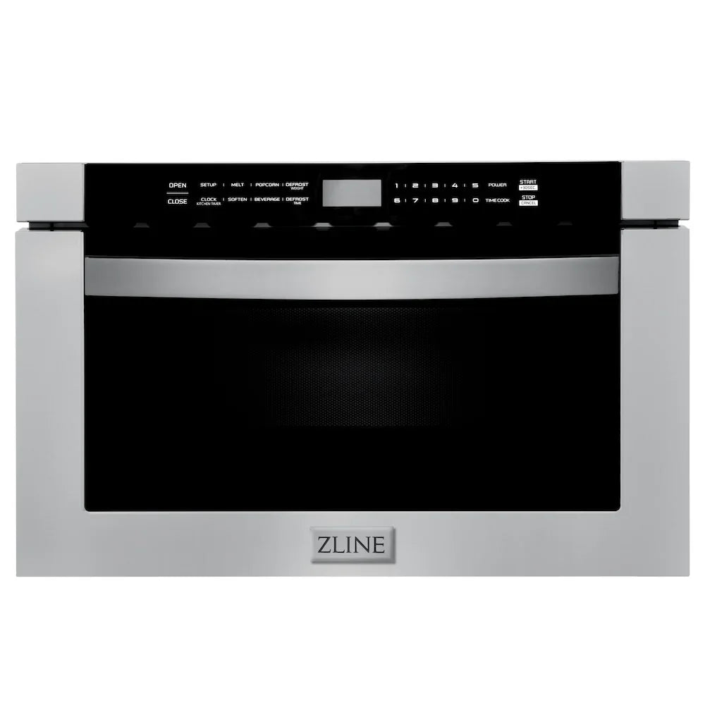 ZLINE Kitchen Package Refrigerator, Range , Range Hood , Microwave, Dishwasher 5KPR-RARH60-MWDWV