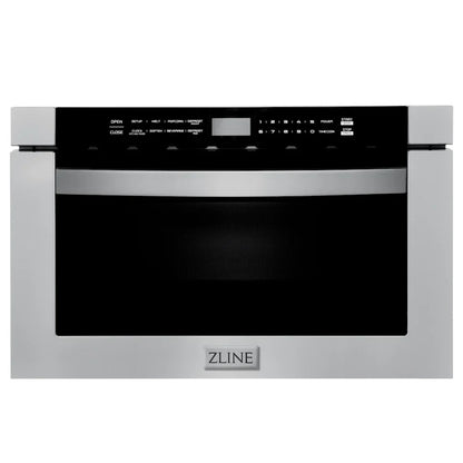 ZLINE Kitchen Package Refrigerator, Range , Range Hood , Microwave, Dishwasher 5KPR-RARH60-MWDWV