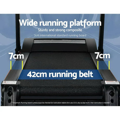 Everfit Electric Treadmill 420mm 18kmh Home Gym Exercise Machine