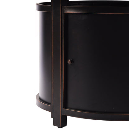 Aluminum 44-in Round Propane Fire Table with Beads, Covers and Lid