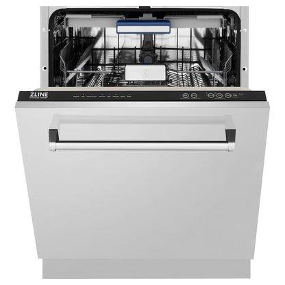 ZLINE Kitchen Package Refrigerator, Range,Range Hood , Dishwasher,  4KPR-RARH48-DWV