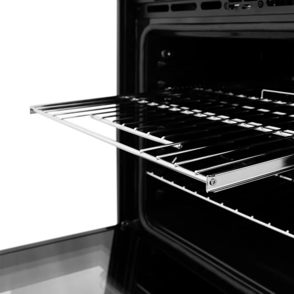 ZLINE Kitchen Package Refrigerator, Rangetop, Wall Oven, Microwave 4KPR-RT30-MWAWS